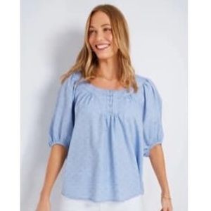 TUCKERNUCK Pomander Place Inara Blouse. Size: M